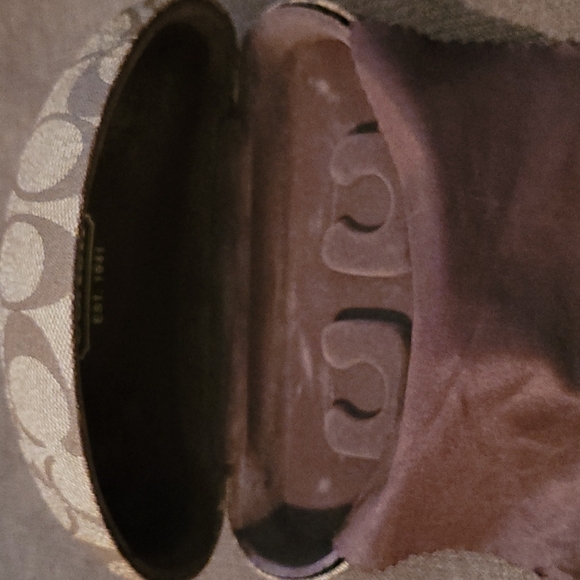 Coach glasses/sunglasses clamshell case - Picture 1 of 3